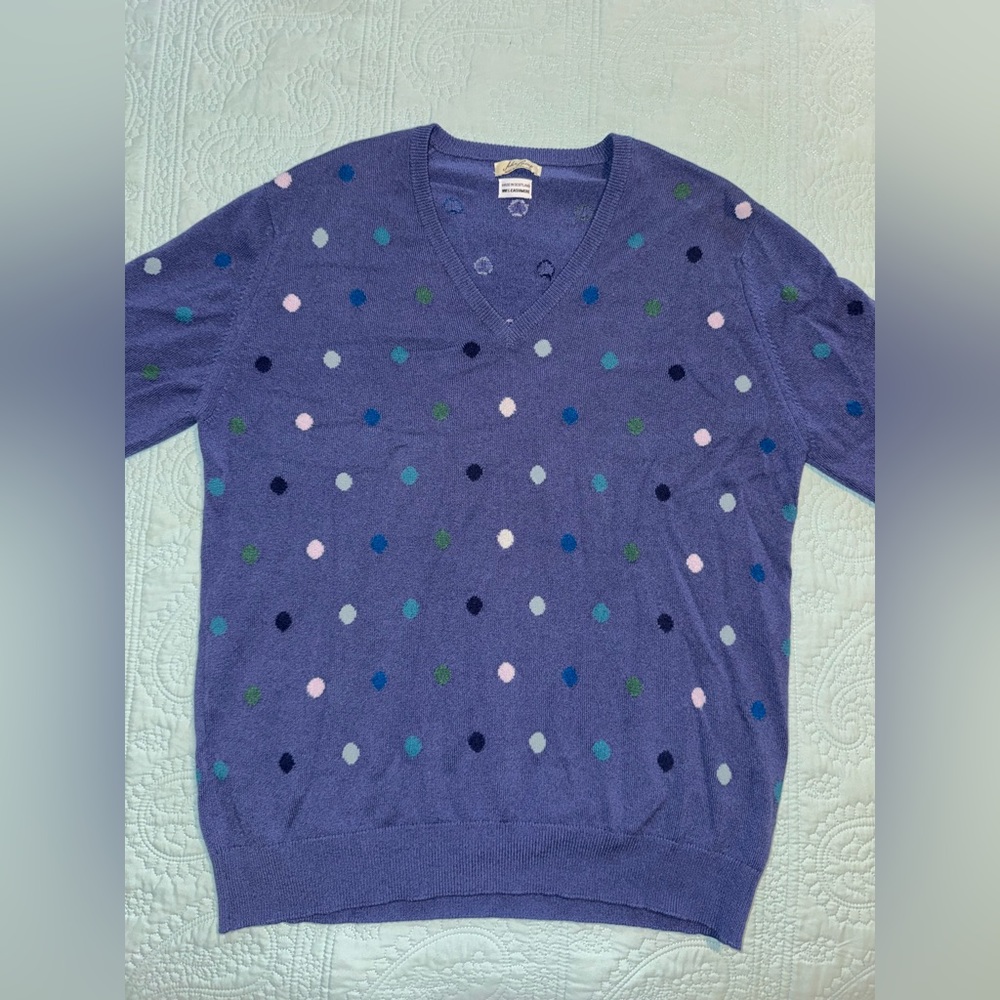 John Laing size L cashmere sweater